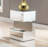 Aydan Glass Top End Table