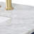 Pelaghia 72'' Double Bathroom Vanity with Marble Top-57367797