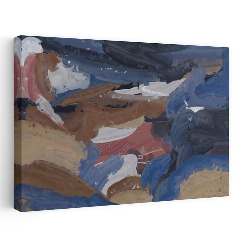 Art contemporain, art contemporain abstrait, H 32 po x l 48 po