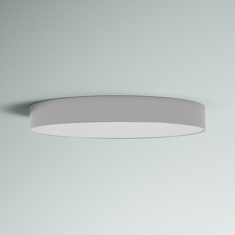 Plafonnier encastré 1 lumière DEL Warrenton, Chrome poli, H 0,75 po x l 5 po x L 5 po