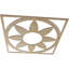 Médaillon de plafond en bois Blume-63412065-63412067