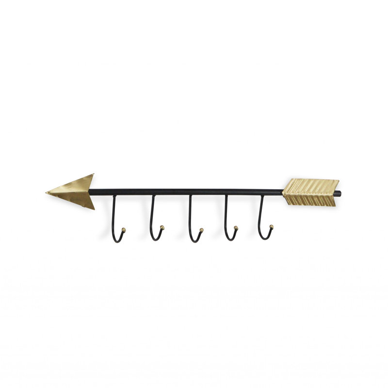 5 - Hook Wall Mounted Coat Rack