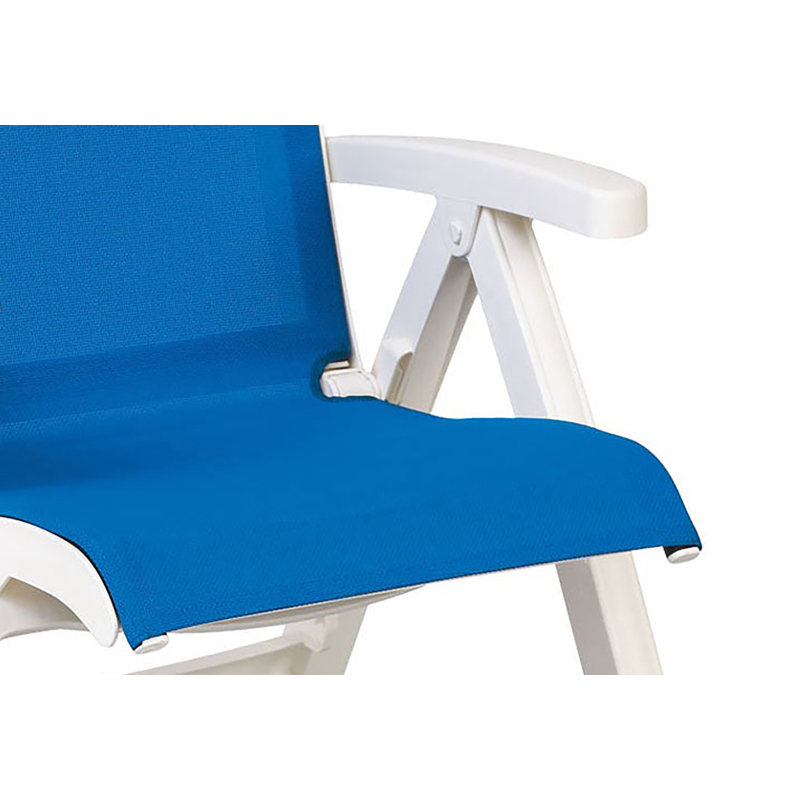 Grosfillex Jamaica Beach Folding Chair, Royal Blue