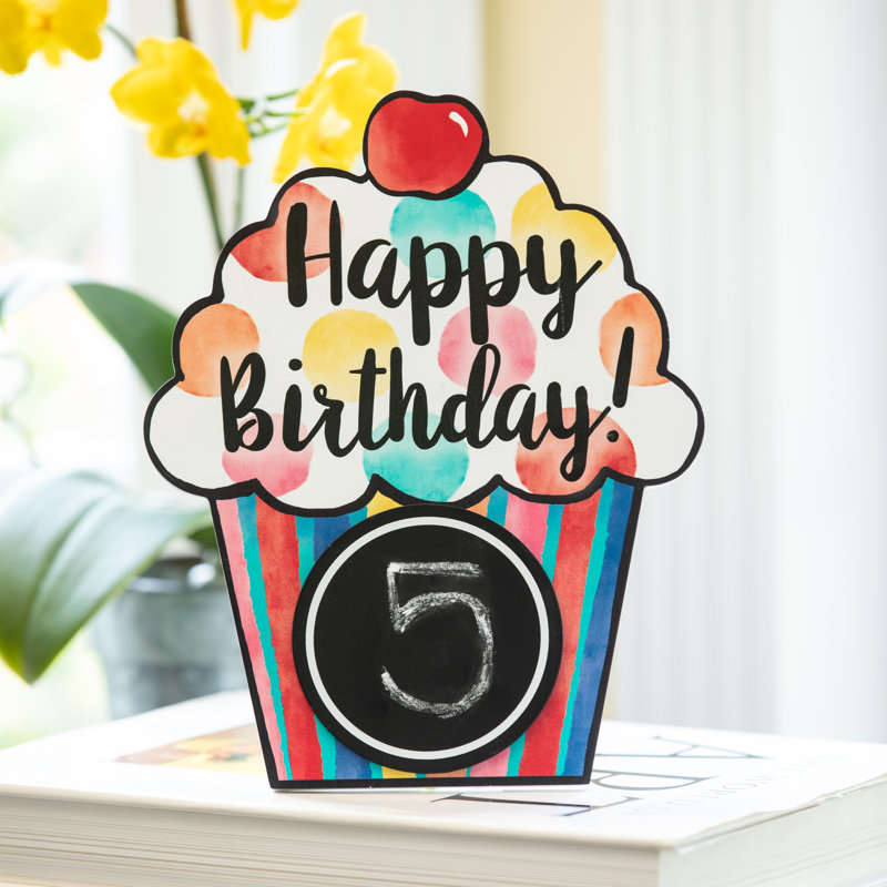 Plaque décorative Hafren «Happy Birthday»