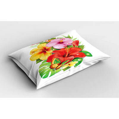 Flowers Polyester Sham Set
