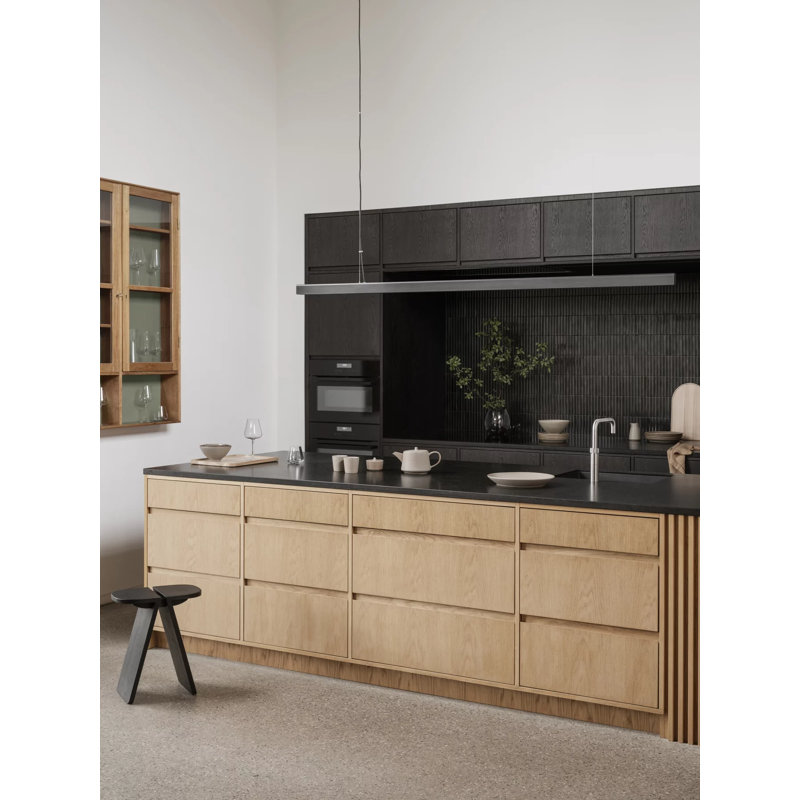 blomus OKU Oak Rectangular Tray, 0.8" H x 10.8" W x 7.9" D, Oak