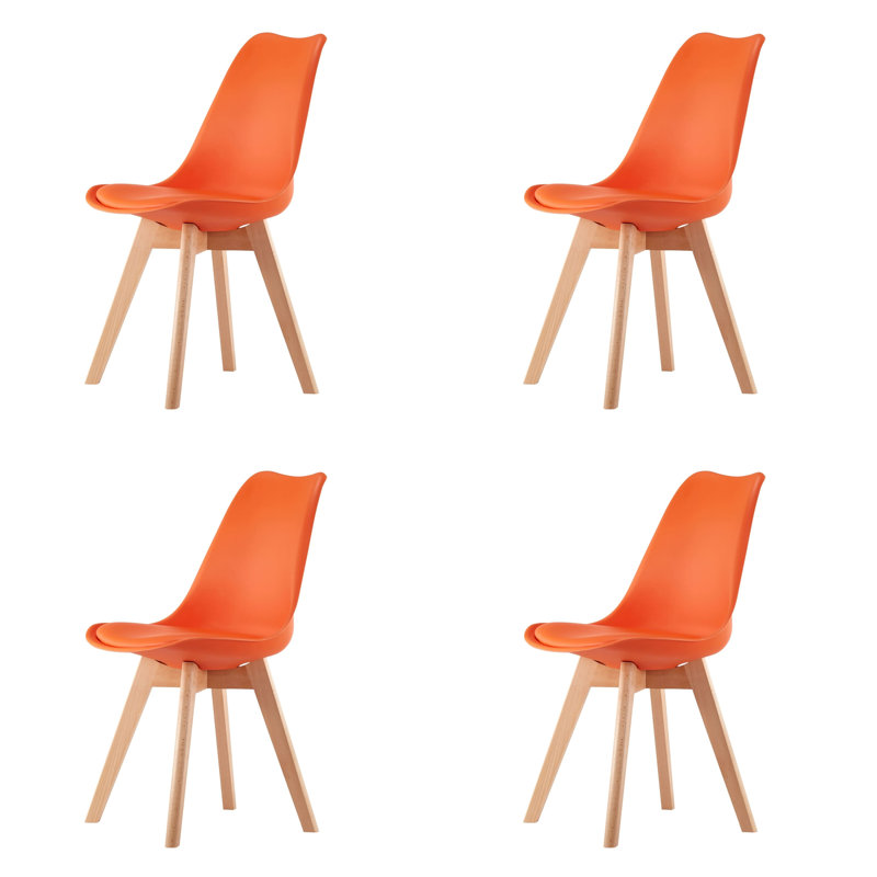 Knutsford Kitchen Dining Chair, Orange, 1