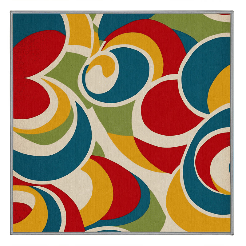 Spirited Glow Rug, Square 5'
