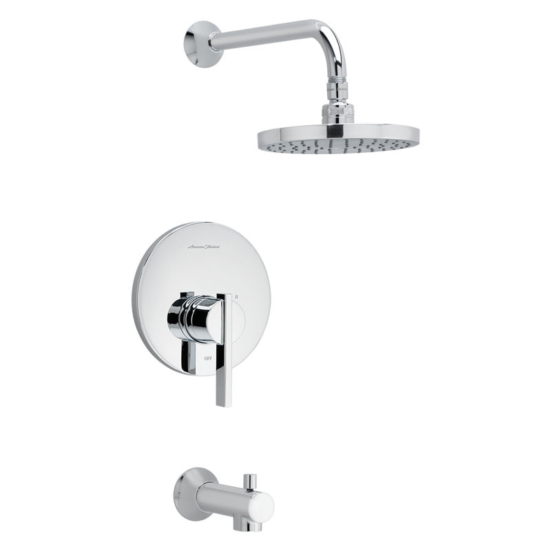 Robinet de baignoire et douche thermostatique Berwick, Chrome poli
