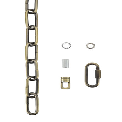 Heavy Duty Chain for Hanging up Maximum Weight 120 Pounds-Lighting Fixture