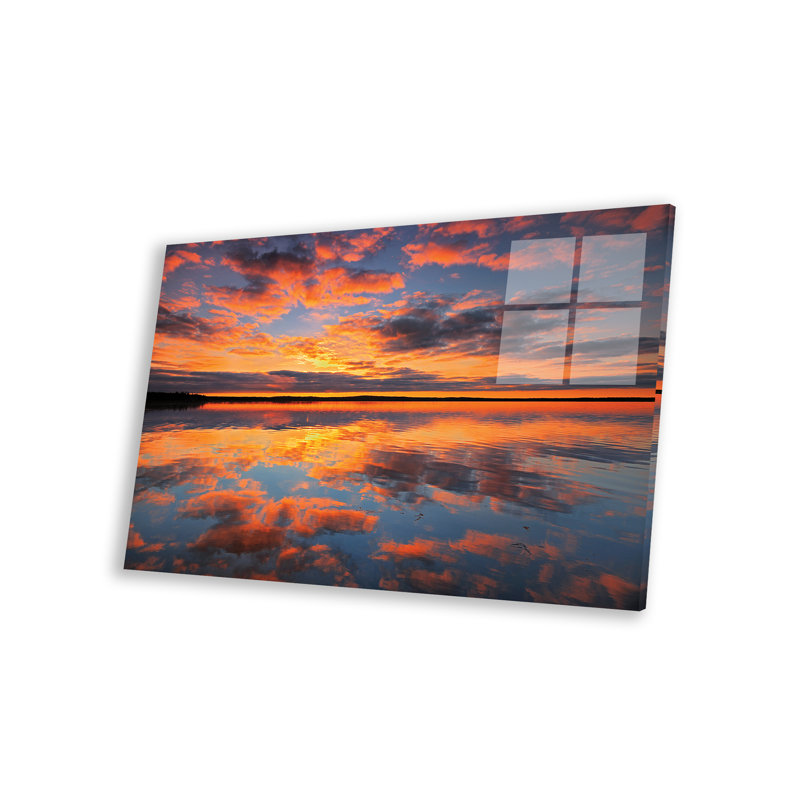 Canada, Saskatchewan, parc national de Prince Albert. Lever du soleil sur le lac Nomkus. par Jaynes Gallery, peinture