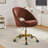 Doreen Velvet Modern Task Chair with Ergonomic Design-1067104126
