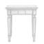 Table de bout carrée en miroir Glam