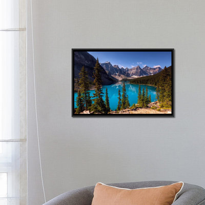 « moraine », reproduction de photo sur toile