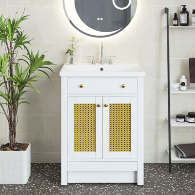 Quatashia 24" Single Bathroom Vanity Set