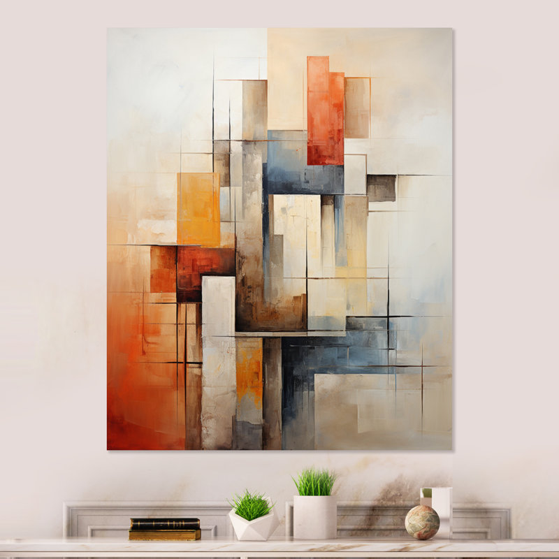 «Cubism Fragmented Perspectives II», H 20 po x l 12 po x P 1 po