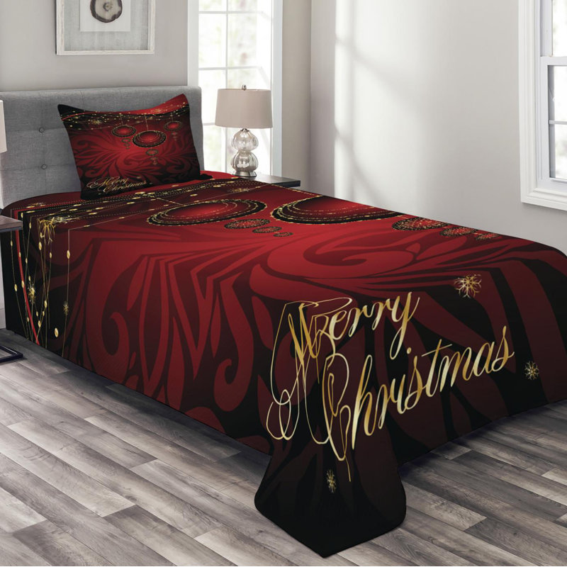 Traditional Polyester Coverlet, Twin Coverlet + 1 Sham