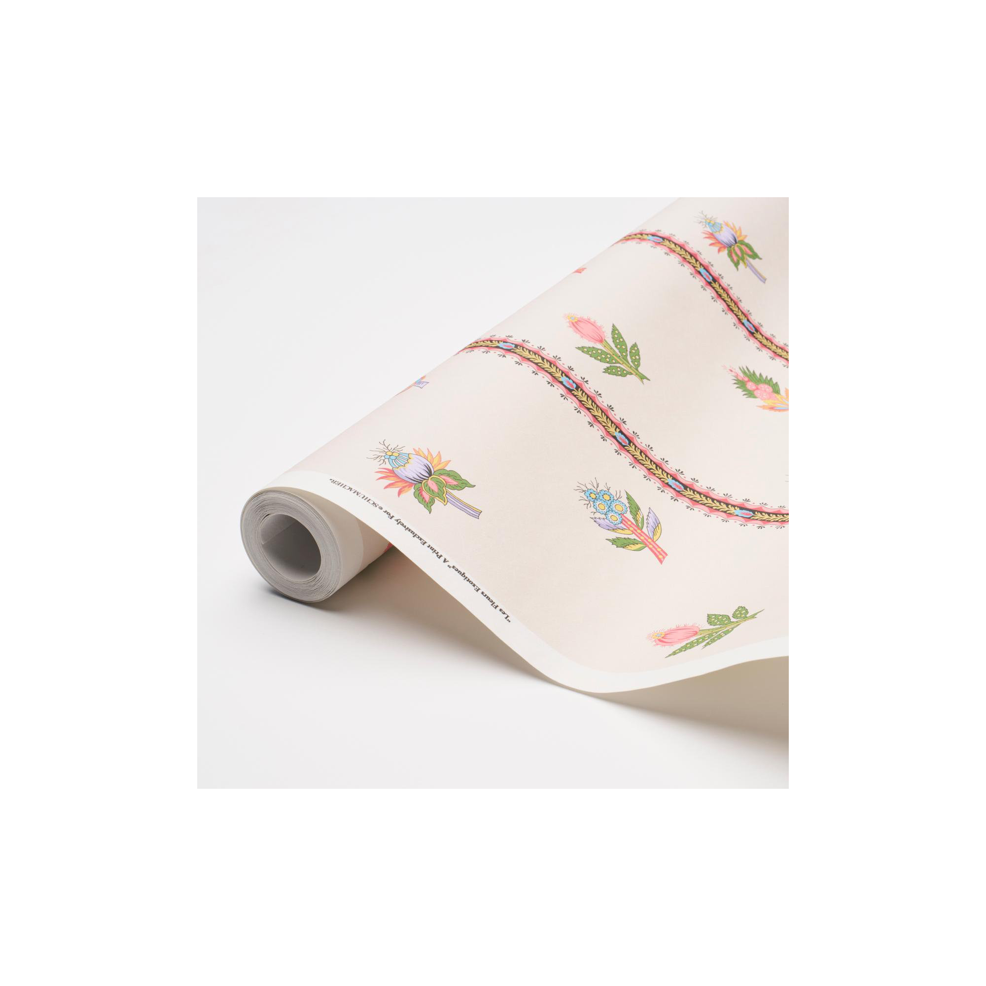 Les Fleurs Exotiques Wallpaper, Antique Rose
