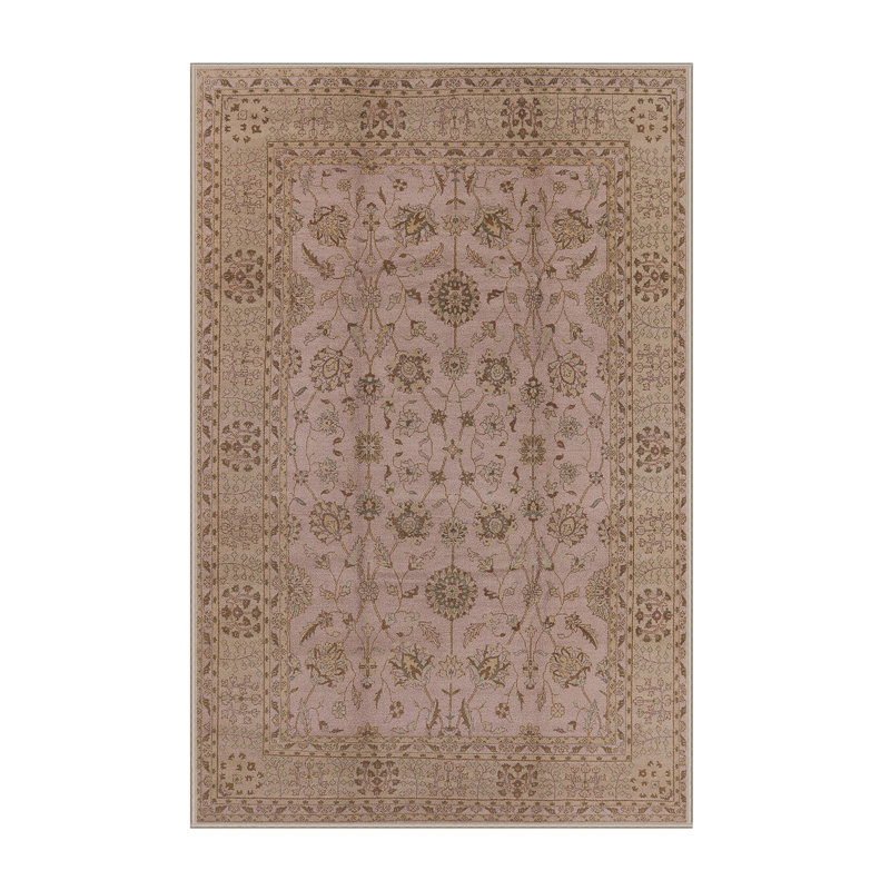 Tapis oriental brun / crème Lief, Rectangle 8 pi x 12 pi