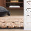 Tapis naturel / noir Natural Fiber 675-610591895