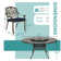 9-Piece Dining Set includes 1 round table with detachable lazy susan, 8 cushioned chairs