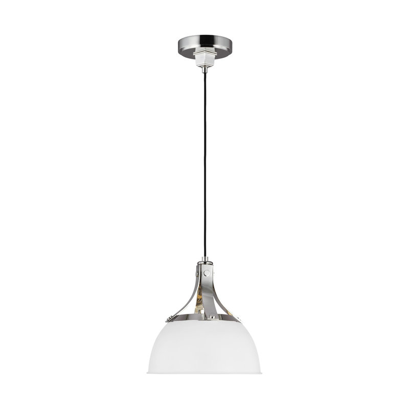 Antonietta 1 - Light Single Pendant, Aged Iron, 12.25" H x 11.875" W x 11.875" D