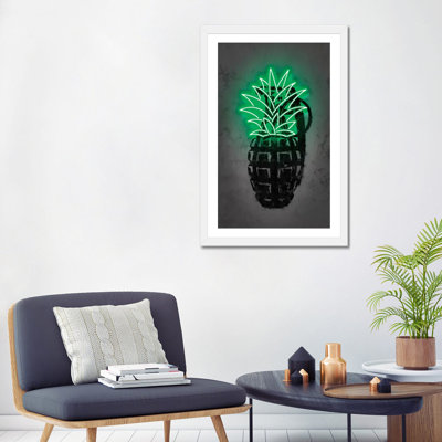 Impression d’art graphique, "Pineapple" par Octavio Mielu