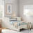 Upholstered Daybed With 2 Storage Drawers And Adjustable Side Rail-989827508