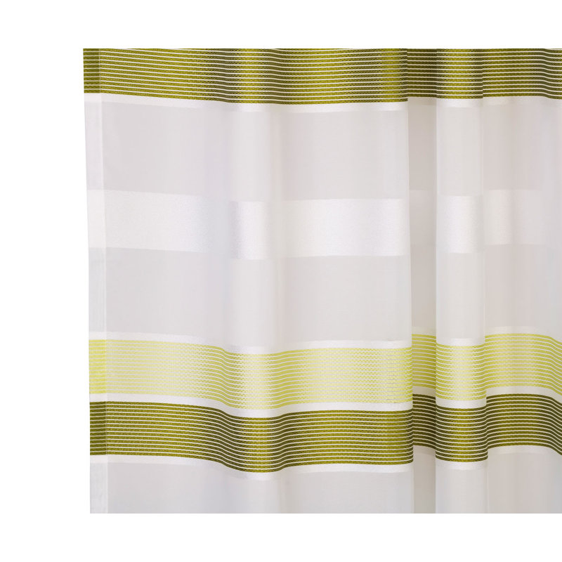 Sanostee Semi Sheer Curtain, Green