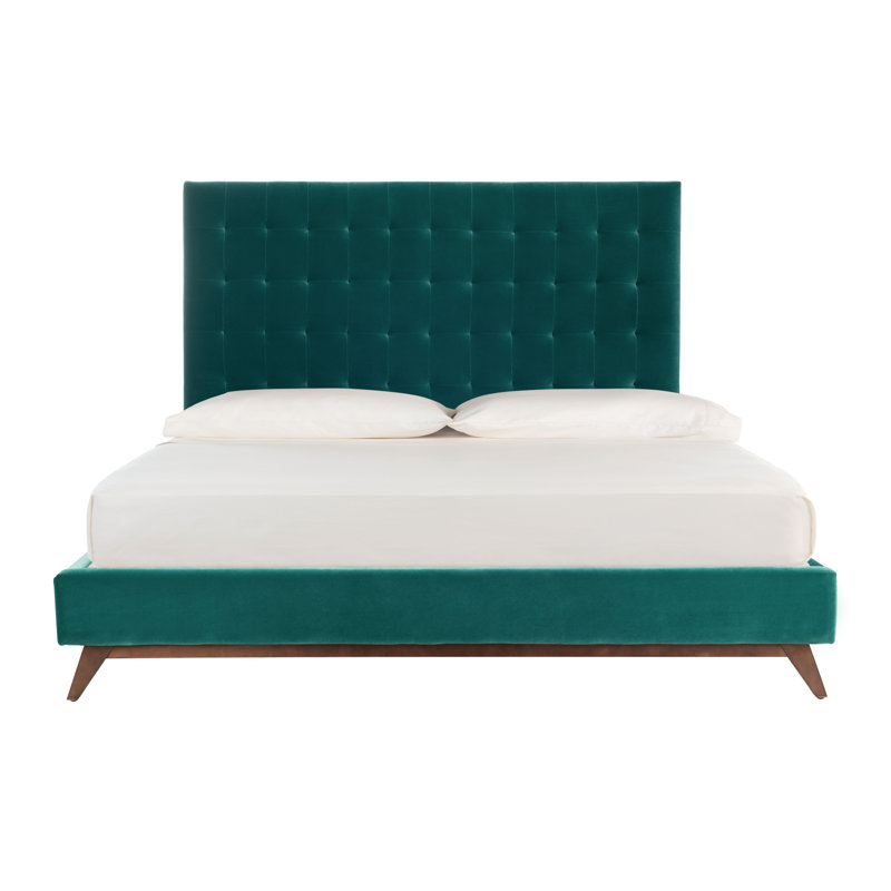 Lit tapissier standard Bunny, Vert foncé, Très grand