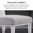 Zaeda White Fabric Upholstered Dining Chairs