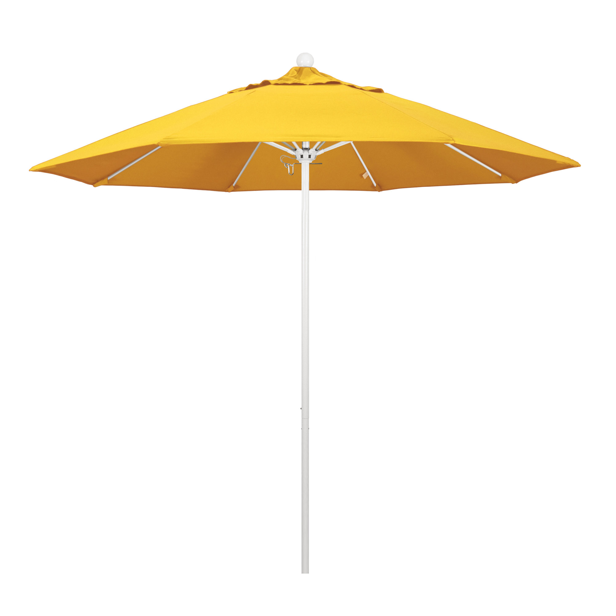 Hibo 108'' Sunbrella® Outdoor Umbrella, Canvas Sunflower Yellow Sunbrella® Canvas