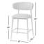 Tabouret de comptoir rembourré de 26 po avec structure en bois massif Murphey-34575697