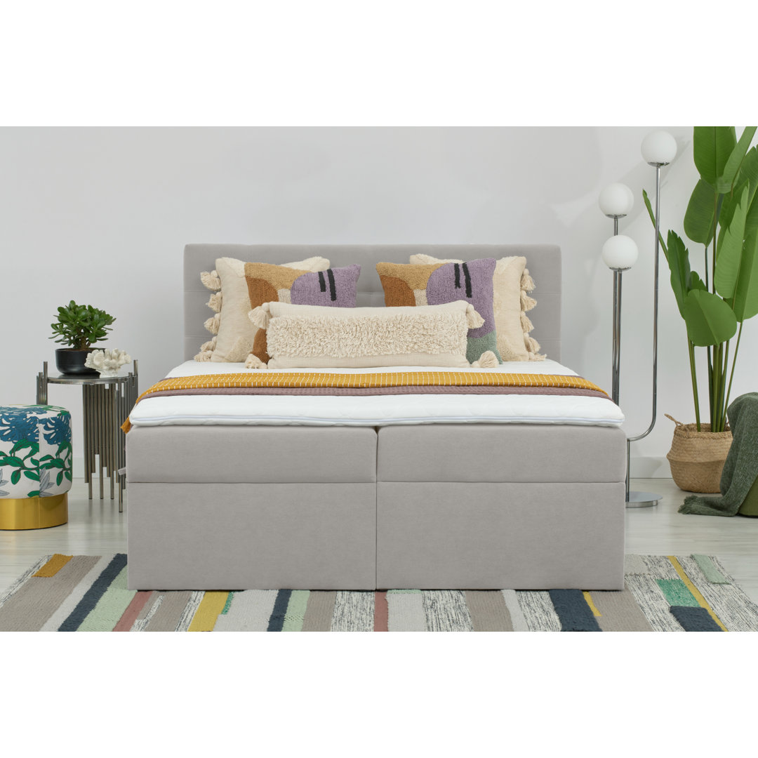 Boxspringbett Giralda mit Topper und Bettkasten