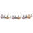Ornament String Christmas Lights - Warm White - Clear Wire-103688438