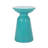 Outdoor Iron Side Tables With Flared Design, Set Of 2 , Teal-2036006919