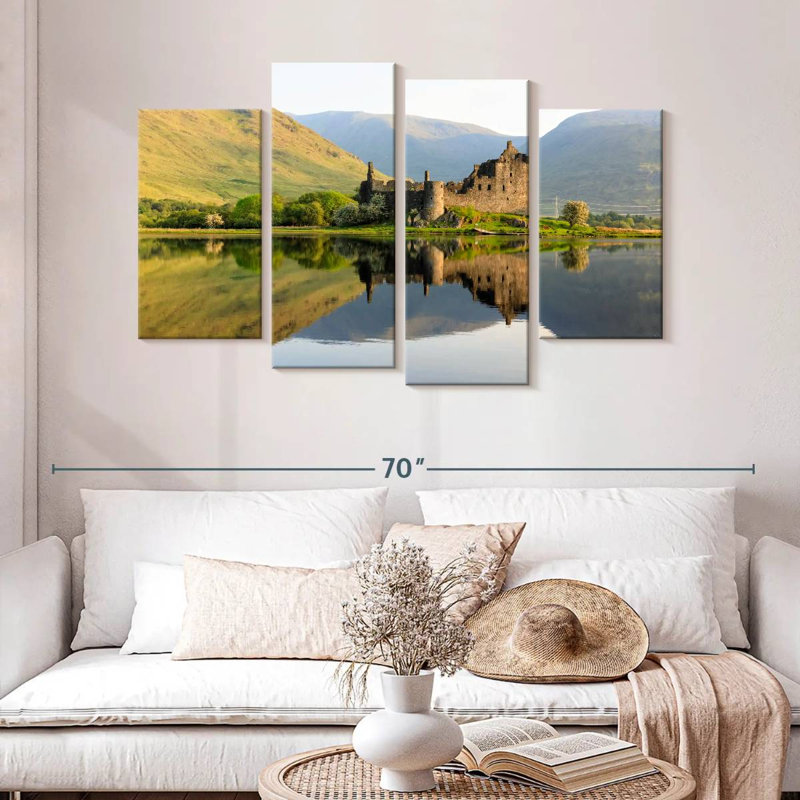 Lilie Kilchurn Castle Ruins, 32" H x 52" W