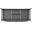 Canapé modulaire d'extérieur en osier de 73 po avec coussins-1290476982