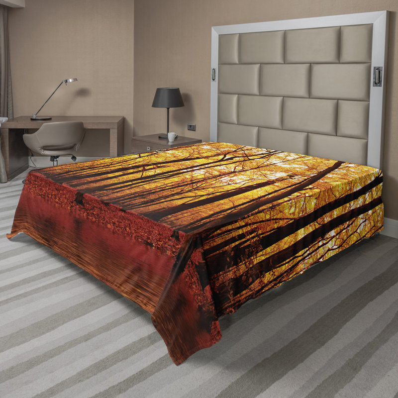 Microfiber No Pattern And Not Solid Color Flat Sheet, Full Flat Sheet