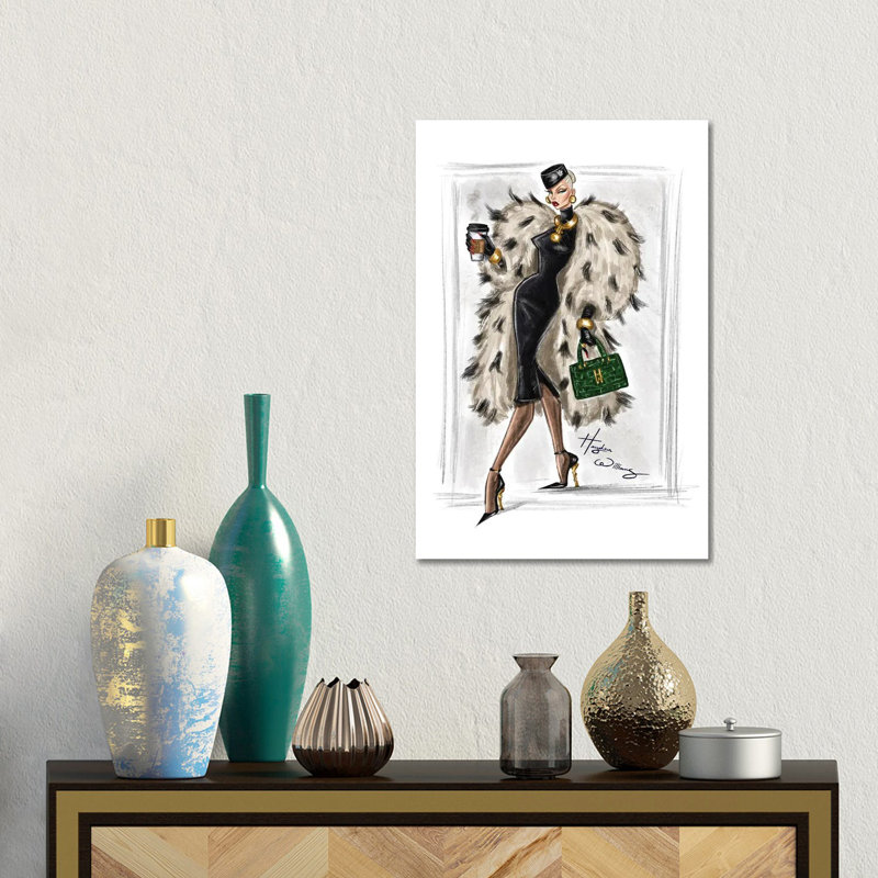 Coffee Run - HWI582, Wrapped Canvas, Ne s’applique pas, 18" H x 12" W