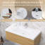 Modern Floating Striped Bathroom Vanity With Single Sink-1629074916