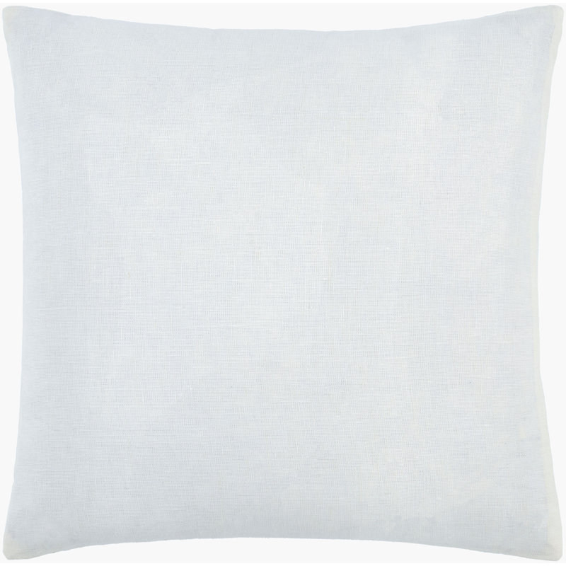 Dilip Accent Pillow, White, Duck Down, Rectangle 12"H x 21"W