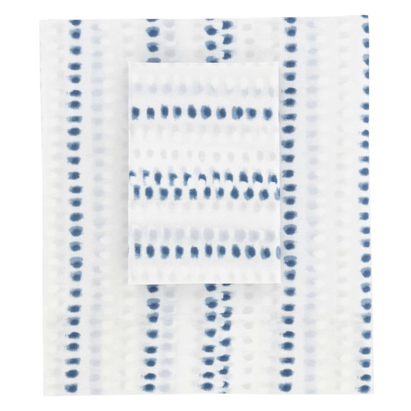Ink Dots Sheet Set, Queen Sheet Set+Fitted Sheet+2 Pillowcases