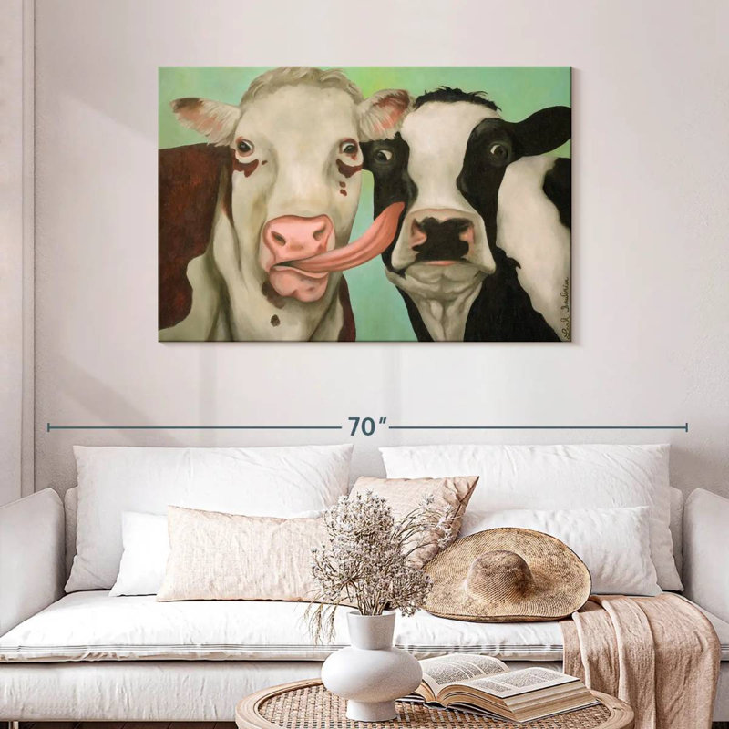 Cowlicious, 30" H x 45" W
