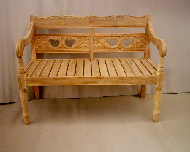 Banc de jardin teck Proulx
