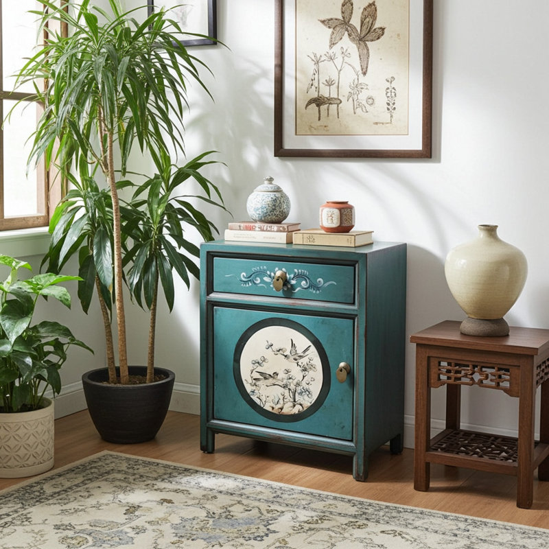 Absolom Side Table, Green