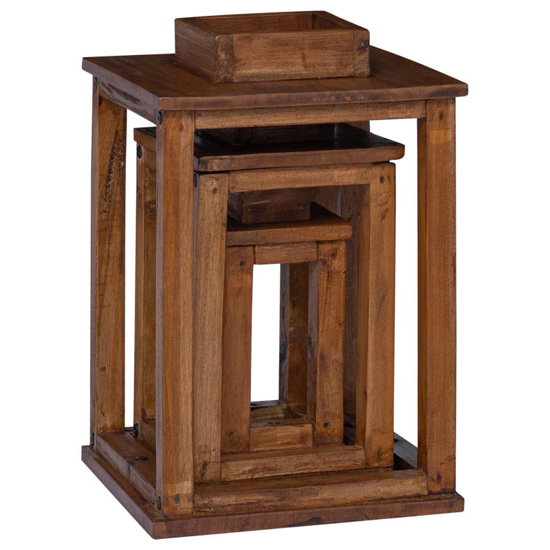 Mahogany Wood Decorative Bird House Or Cage