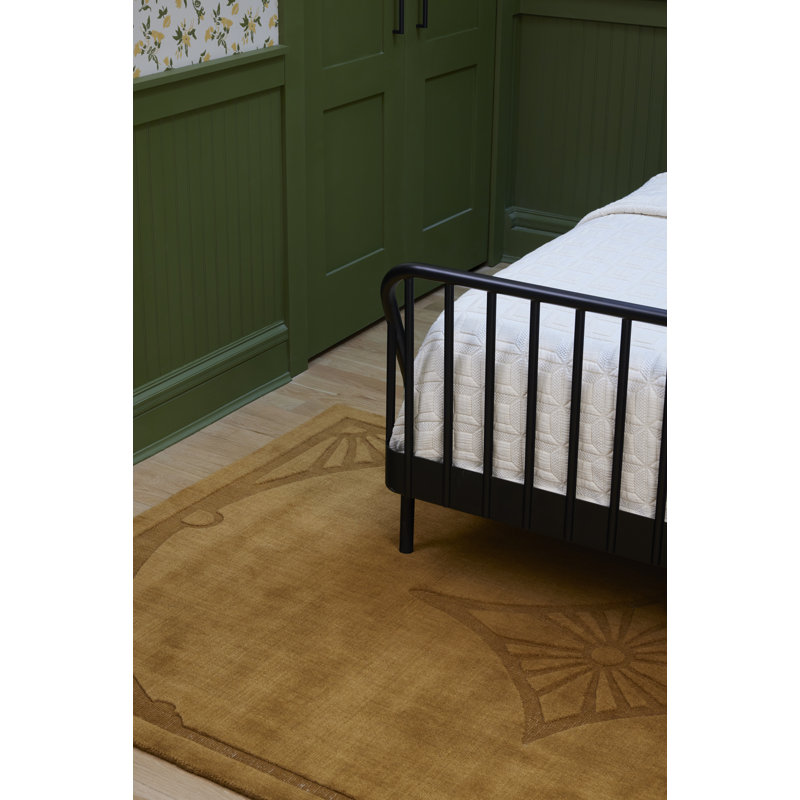 Tapis de salon tissé à la main, Rectangle de 5 pi x 8 pi