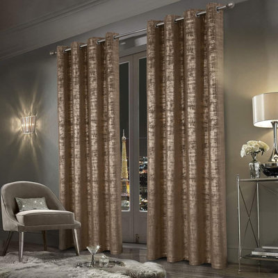 Velvet Blackout Curtain Panel Pair