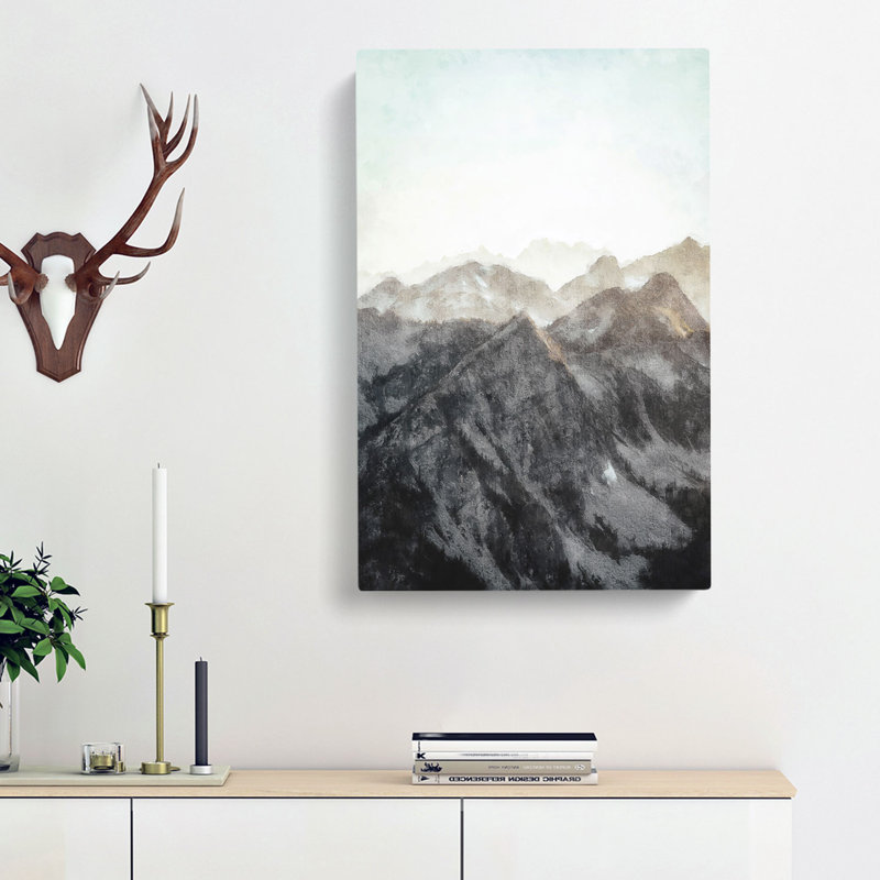 Mountain Range - Wrapped Canvas, 50cm H x 35cm W x 3cm D